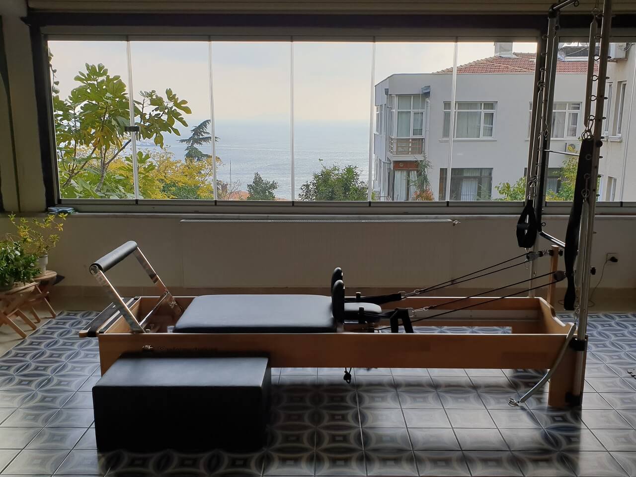 Cihangir pilates stüdyosu boğaz manzarası